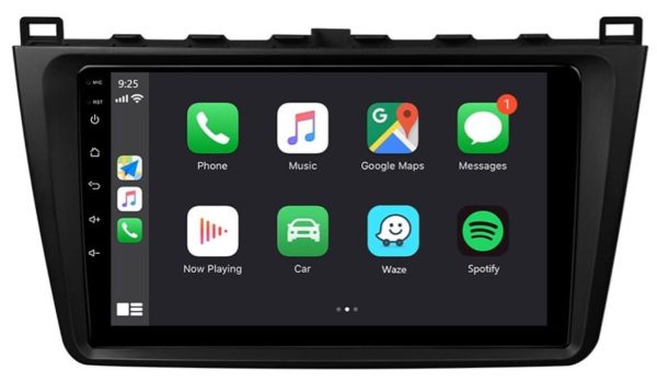 Mazda 6 (2007-2012) magyar menüs 9″-os érintőképernyős Android autórádió CAN BUS vezérléssel