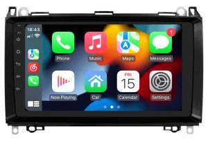 Mercedes A W169 B W245 Vito Viano W639 Sprinter W906 magyar menüs 9″-os érintőképernyős Android autórádió CAN BUS vezérléssel