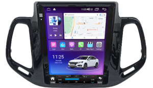 JEEP Compass (2016-2018) hatalmas "Tesla style" kijelzős Android Autóhifi fejegység magyar menüvel GPS navigációs wifi BT