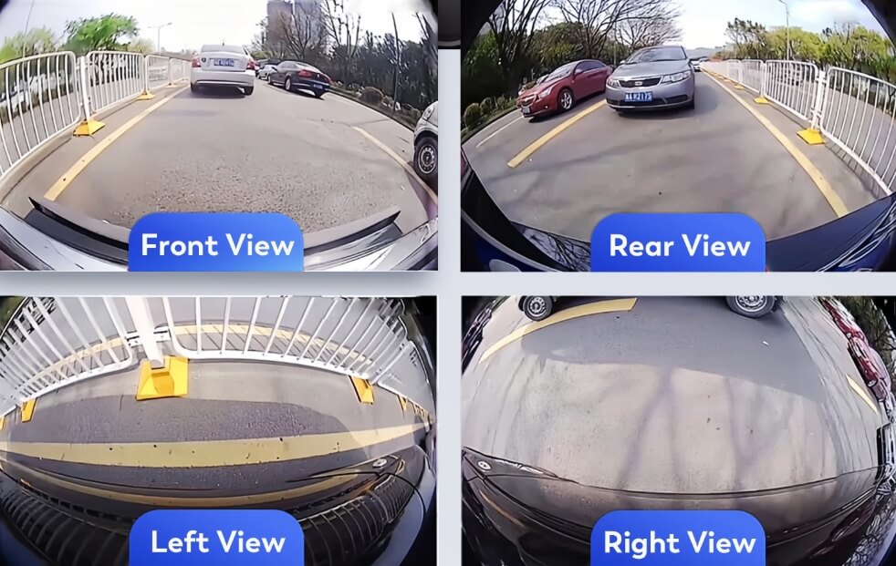 – típus specifikus autóhifi 360 fokos panoráma kamera Android fejegységekhez (Fúrás nélküli kivitelben) - Image 3