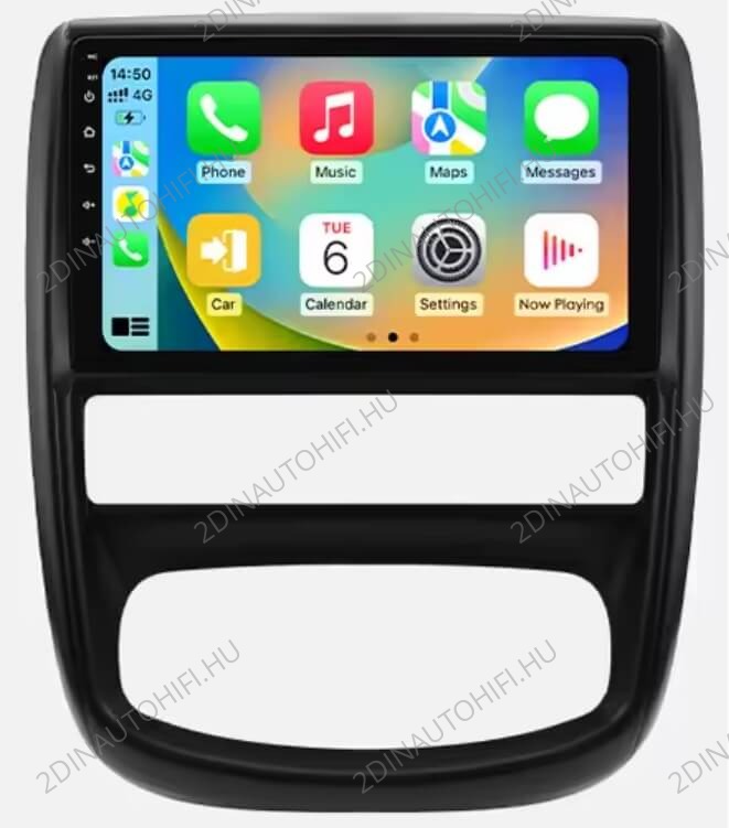 Dacia Duster (2010-2015) Nissan Terrano (2014-2022) 9"-os kijelzős Android Autóhifi fejegység magyar Android rendszerrel Wifi Bluetooth DSP