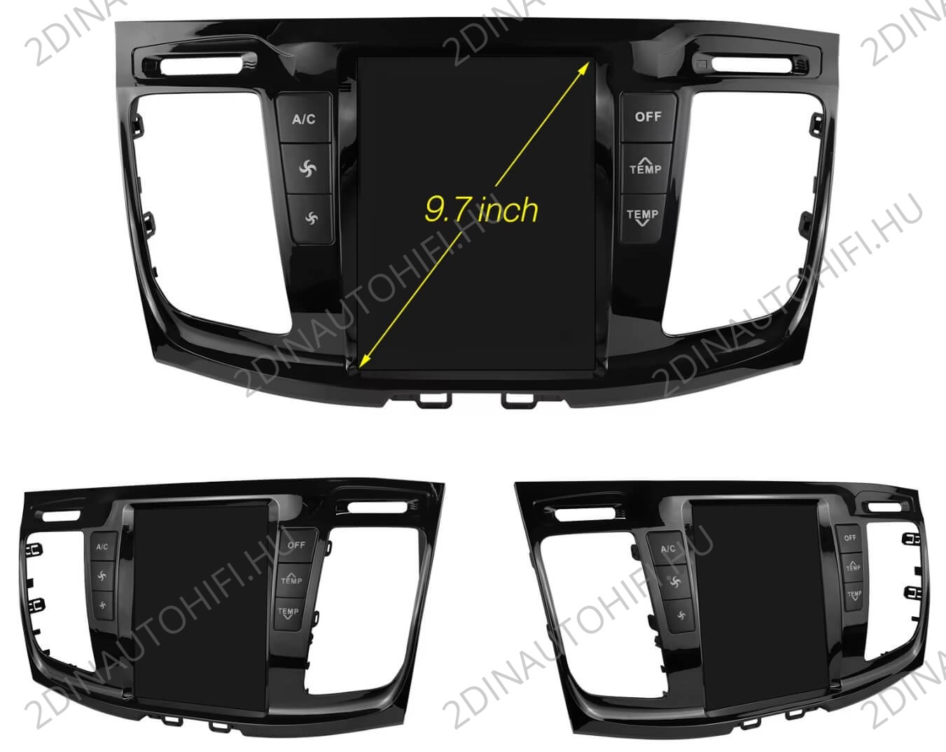 Ford Transit (2021-2023) hatalmas "Tesla style" kijelzős Android Autóhifi fejegység magyar menüvel GPS navigációs autórádió DSP wifi bluetooth - Image 3