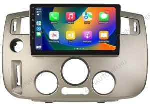 Renault Scenic (2004-2009) 9"-os kijelzős Autórádió magyar Android rendszerrel CAN adapter kormányvezérlés GPS Wifi Bluetooth DSP